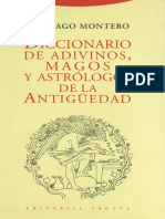 Montero, Santiago - Diccionario de Adivinos, Magosy Astrologos de La Antiguedad