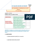 5° Evaluación Escribe