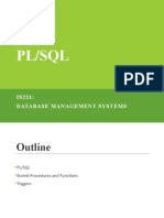 Lab 7 PL/SQL: IS221: Database Management Systems