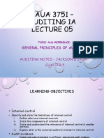 AUA3751 Lecture Slide 05 An CH 5 General Principles of Auditingv2