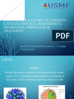 Manifestările clinice ale gripei în cavitatea bucală,