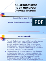 Studiul Aerodinamic Pentru Un Monopost Tip Formula Student