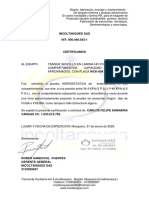 Certificado Prueba Hidrostatica WCK-094