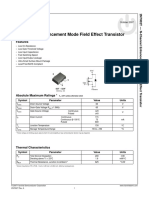 N-Channel Enhancement Mode Field Effect Transistor: Features
