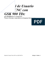 Manual de Usuario Torno CNC Con GSK 980 TDC - Taller - CNC - Profesor - Lucas - Caula.