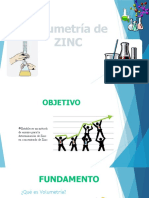 Volumetría de Zinc