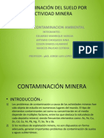 Contaminacion Del Suelo Por Actividad Minera