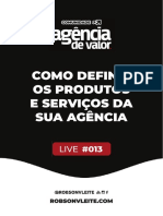 Live 013 Como Definir Os Produtos e Serviços Da Sua Agência Digital