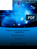 Origenes de La Psicologia Industrial y Organizacional