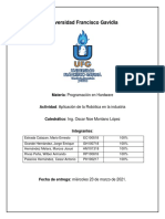 Aplicación de La Robótica en La Industria