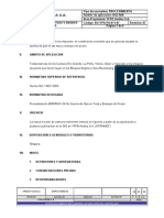 Procedimiento Quema de Gas y Ensayo