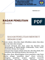 Ragam Penelitian