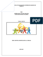 Solución de Conflictos en Equipos Interdisciplinarios de Trabajo