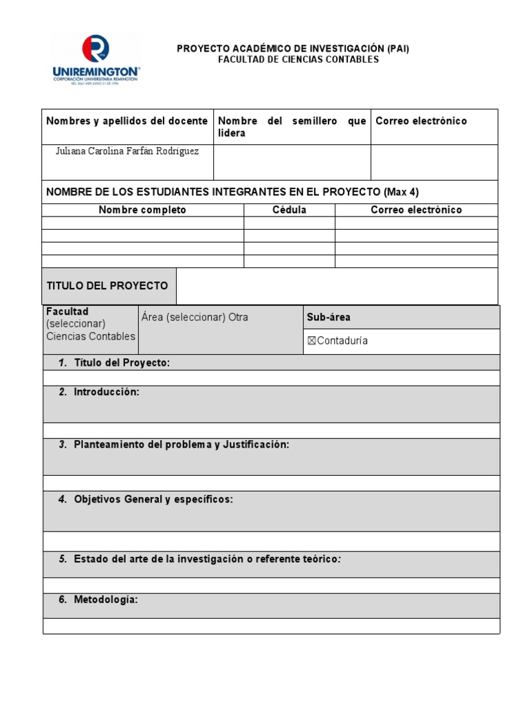 Formato Pai | PDF | Crecimiento personal y profesional | Negocios