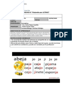 Guía de Trabajo Consonante J