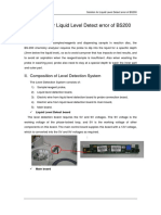 Mindray BS-200 - Service - Solution For Liquid Level Detect Error