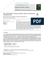 New methodology for design and failure analysis of underground transmission lines