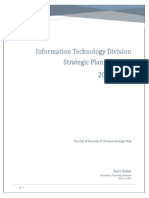 Information Technology Division Strategic Plan: 2016-2018