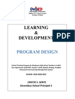 Learning & Development: Program Design
