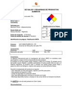 Eval. Seg. Escamas de Hidrosulfuro de Sodio 70%