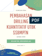Pembahasan Drilling Kuantitatif UTBK SBMPTN - Pejuang 21 (SFILE