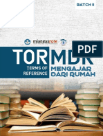 TOR Mengajar Dari Rumah Batch II 2020