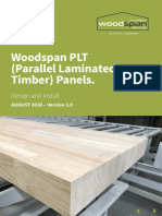 Woodspan PLT (Parallel Laminated Timber) Panels.: Design and Install