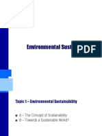 Chapter 2 Topic 1 - Environmental Sustainability