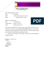 Surat Keterangan Kerja 12221