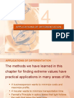 Applications of Differentiation