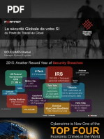 La Sécurité Globale de Votre SI: Du Poste de Travail Au Cloud