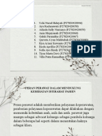 Peran Perawat Dalam Mendukung Istirahat Pasien