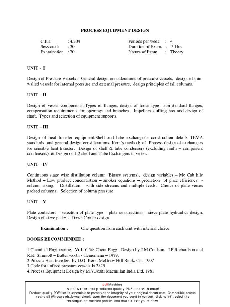 PROCESS EQUIPMENT DESIGN BOOK PDF visual data 2
