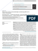 Effectiveness of 222-Nm Ultraviolet Light On Disinfecting SARS-CoV-2