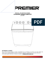 manual lavadora semiautomatica premier