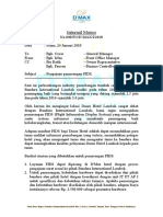 Internal Memo - Pengajuan Pemasangan FIDS