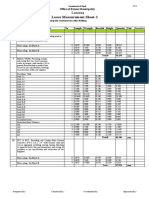 Loose Measurement Sheet-2: Lamjung