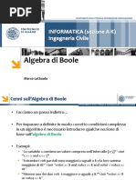 03 - Algebra Di Boole