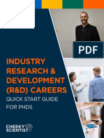 Industry Research Development (R - D) Careers Quick Start Guide For PhDs