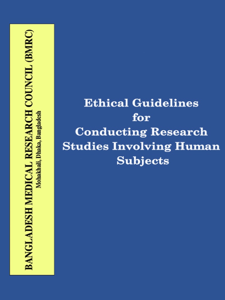 BMRC Ethical Guidelines for Research | PDF | Bioethics | Informed Consent