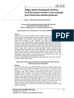 Pengembangan Media Pembelajaran Berbasis Macromedia Flash Bermuatan Problem Posing Terhadap Kemampuan Pemecahan Masalah Matematis