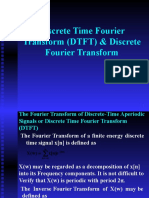 Discrete Time Fourier Transform (DTFT) & Discrete Fourier Transform