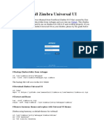 How To Install Zimbra Universal UI: Github