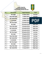 Jadwal Pemateri IPM