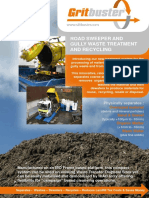 Road Sweeper and Gully Waste Treatment and Recycling: Physically Separates