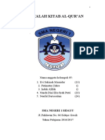 Hal Awal Makalah Kitab Al Qurann