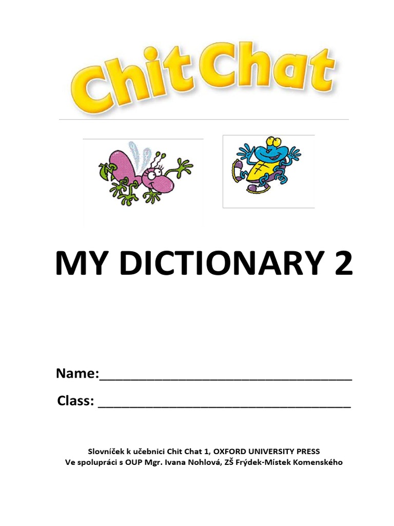Chit Chat 2 Slovnicek Pro Dyslektiky | PDF