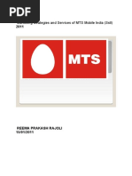 Download Marketing Strategies And Services Of Mts Mobile India by Riya Raj SN50074205 doc pdf