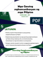 01 - Mga Gawaing Pangkomunikasyon NG Pilipino