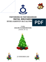 Natal Keluarga, 23 Desember 2020 (Batak)